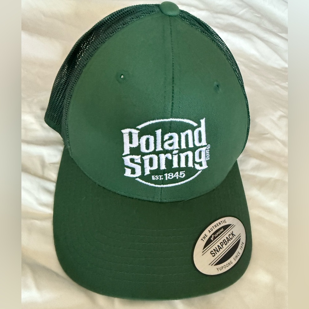 Poland Spring Snapback Mesh Cap